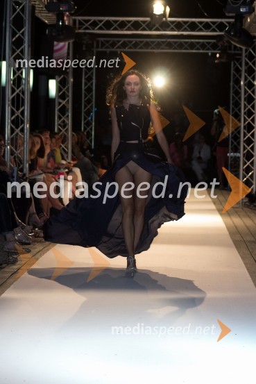 Iryna Osypenko Nemec, manekenka, premiera kolekcije za poletje 2014 avstrijske modne znamke CallistiFashion Loves Party