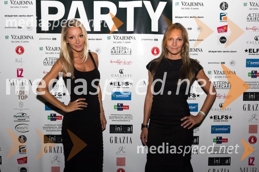 Oblikovalski team avstrijske modne znamke Callisti, Martina Mueller z asistentkoFashion Loves Party