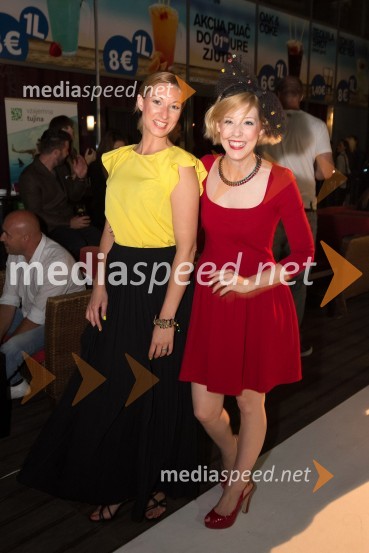 Špela Štamol, urednica revije Grazia; Tjaša Dornik, ustvarjalka portala Bollicine di StileFashion Loves Party