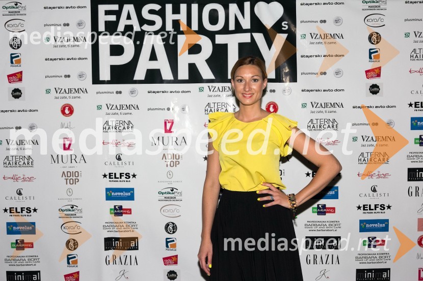Špela Štamol, urednica revije GraziaFashion Loves Party