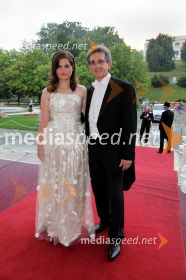 Maja Križan; Franci Križan, Rotary Club Ljubljana EmonaAnin ples 2013