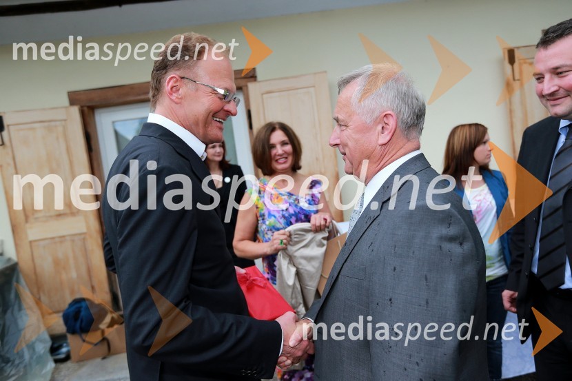 Janez Škrabec, direktor podjetja Riko d.o.o.; ...Janez Škrabec srečal Abrahama