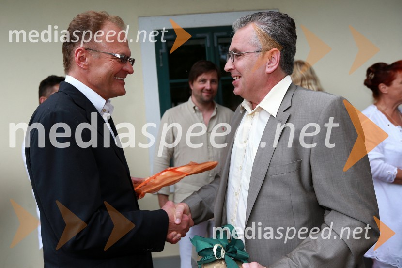 Janez Škrabec, direktor podjetja Riko d.o.o.; ...Janez Škrabec srečal Abrahama