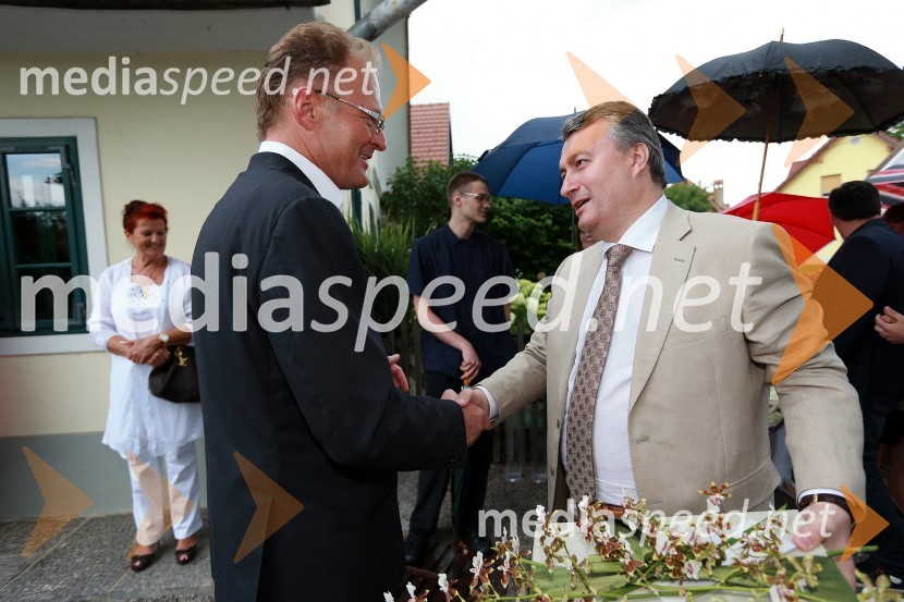 Janez Škrabec, direktor podjetja Riko d.o.o.; ...Janez Škrabec srečal Abrahama