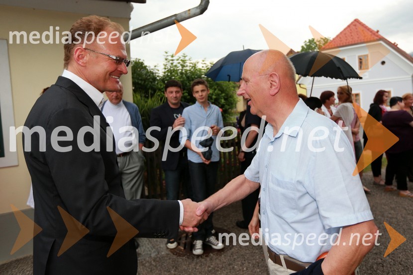 Janez Škrabec, direktor podjetja Riko d.o.o.; ...Janez Škrabec srečal Abrahama