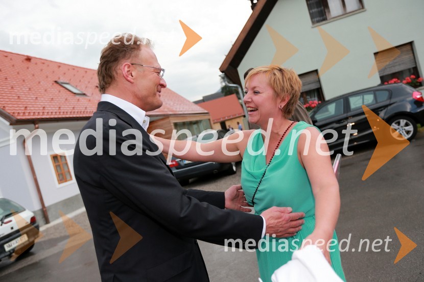 Janez Škrabec, direktor podjetja Riko d.o.o.; ...Janez Škrabec srečal Abrahama