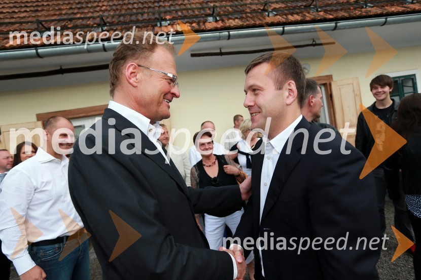 Janez Škrabec, direktor podjetja Riko d.o.o.; Sergey Ludentsov, član uprave SberbankJanez Škrabec srečal Abrahama