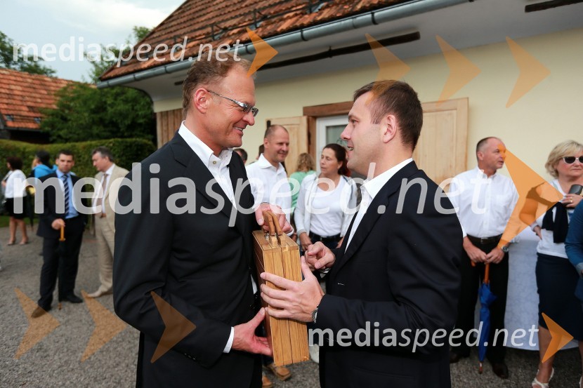 Janez Škrabec, direktor podjetja Riko d.o.o.; Sergey Ludentsov, član uprave SberbankJanez Škrabec srečal Abrahama