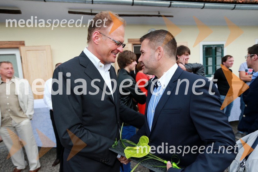 Janez Škrabec, direktor podjetja Riko d.o.o.; ...Janez Škrabec srečal Abrahama