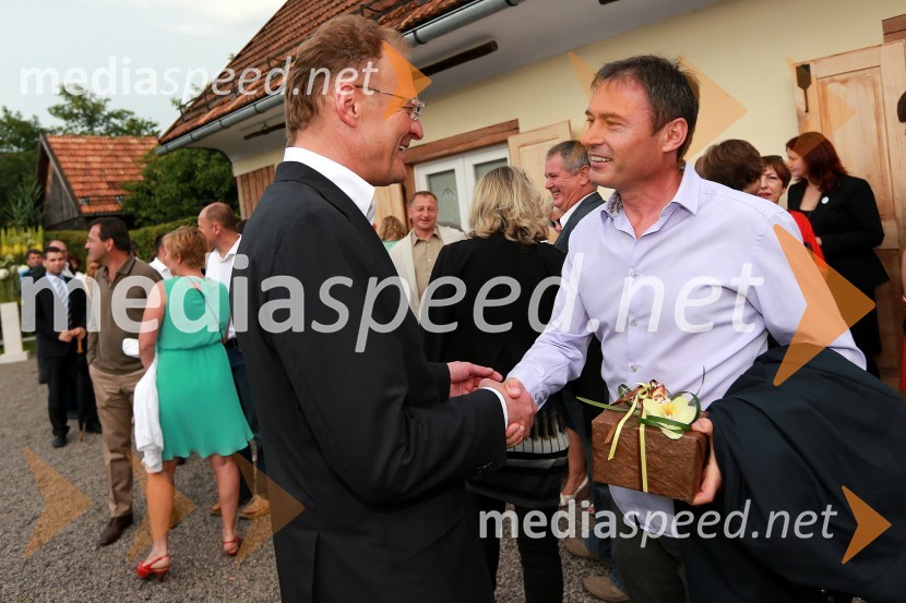 Janez Škrabec, direktor podjetja Riko d.o.o.; ...Janez Škrabec srečal Abrahama