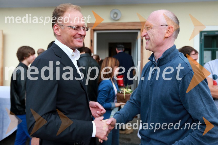 Janez Škrabec, direktor podjetja Riko d.o.o.; Stojan Zdolšek, odvetnikJanez Škrabec srečal Abrahama