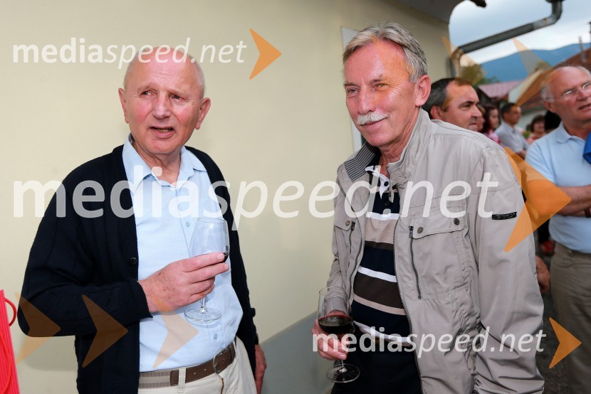 ...; dr. France Arhar, predsednik uprave UniCredit Bank in direktor Združenja bank SlovenijeJanez Škrabec srečal Abrahama