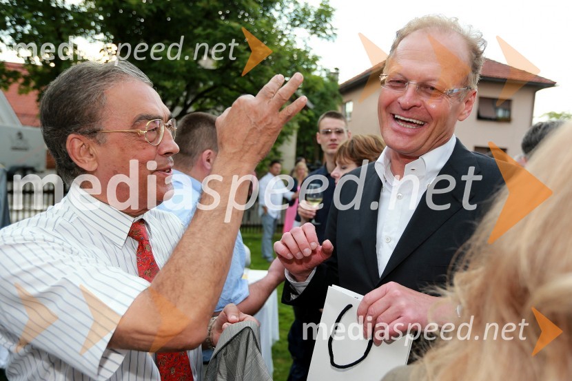 Soprog Rosselle Franchini Sherifis; Janez Škrabec, direktor podjetja Riko d.o.o.Janez Škrabec srečal Abrahama