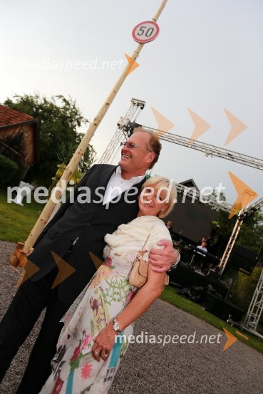 Janez Škrabec, Riko d.o.o.; soproga Sonja Poljanšek - ŠkrabecJanez Škrabec srečal Abrahama