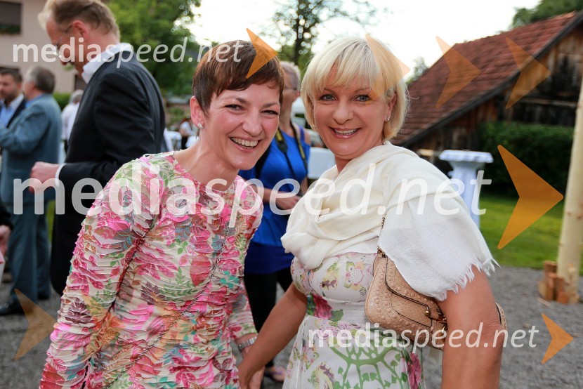 Maja Makovec Brenčič, prodekanja za razvoj na Ekonomski fakulteti v Ljubljani; Sonja Poljanšek - ŠkrabecJanez Škrabec srečal Abrahama