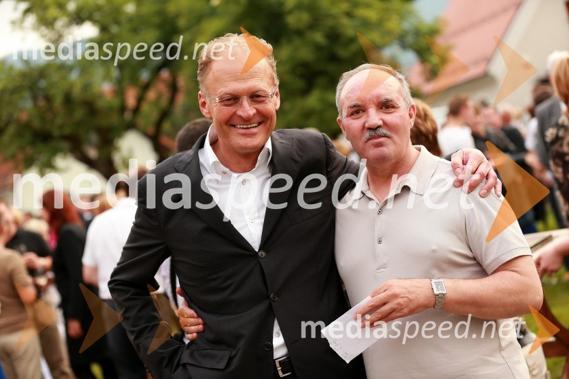 Janez Škrabec, direktor podjetja Riko d.o.o.; Jozo Dragan, Riko d.o.o.Janez Škrabec srečal Abrahama