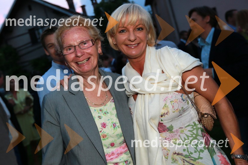 ...; Sonja Poljanšek - Škrabec, lastnica Welness centra SunnyJanez Škrabec srečal Abrahama