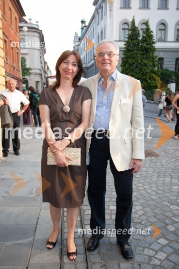 Branka Strmole Ukmar; Kristijan Ukmar, nekdanji ravnatelj SNG Opera, Balet LjubljanaStabat Mater v izvedbi Fundacije Opere Giuseppe Verdi iz Trsta, Festival Ljubljana 2013