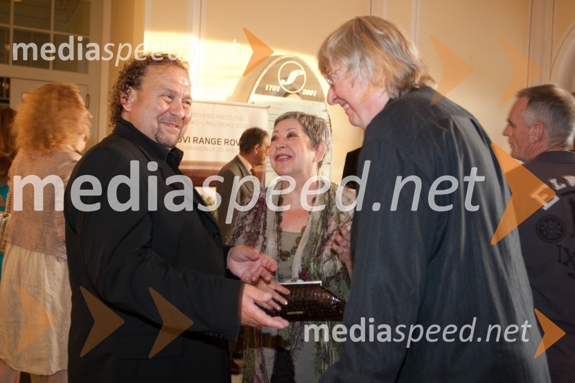 Darko Brlek, direktor Festivalja Ljubljana; Zlatomira Nikolova, operna pevka; Lovrenc Blaž Arnič, dirigentStabat Mater v izvedbi Fundacije Opere Giuseppe Verdi iz Trsta, Festival Ljubljana 2013