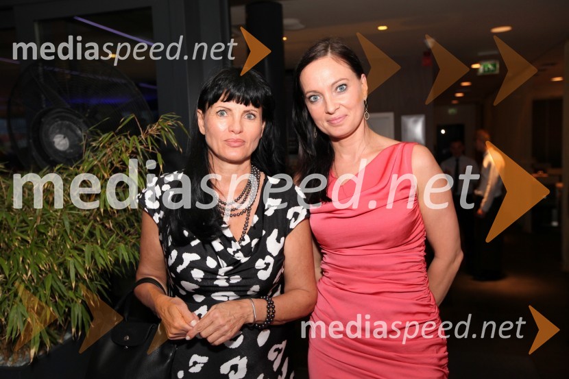 Mag. Helena Cvikl, direktorica Višje strokovne šole za gostinstvo in turizem v Mariboru; Iris Kociper Haas, direktorica Javno gospodarski zavod Protokolarne storitve Brdo20. mednarodna konferenca Eurhodip, sprejem v hotelu City