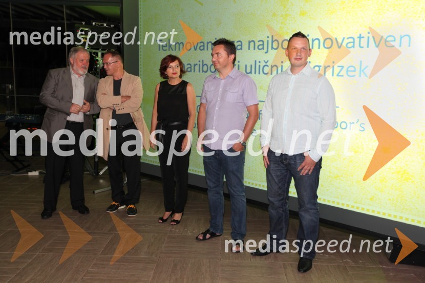 Janez Bogataj, etnolog; Janez Bratož, kuhar, JB restavracija; Romana Kancler, direktorica SEB d.o.o.; Slaviša Amidžič, kuhar, hotel Primus; ...20. mednarodna konferenca Eurhodip, sprejem v hotelu City