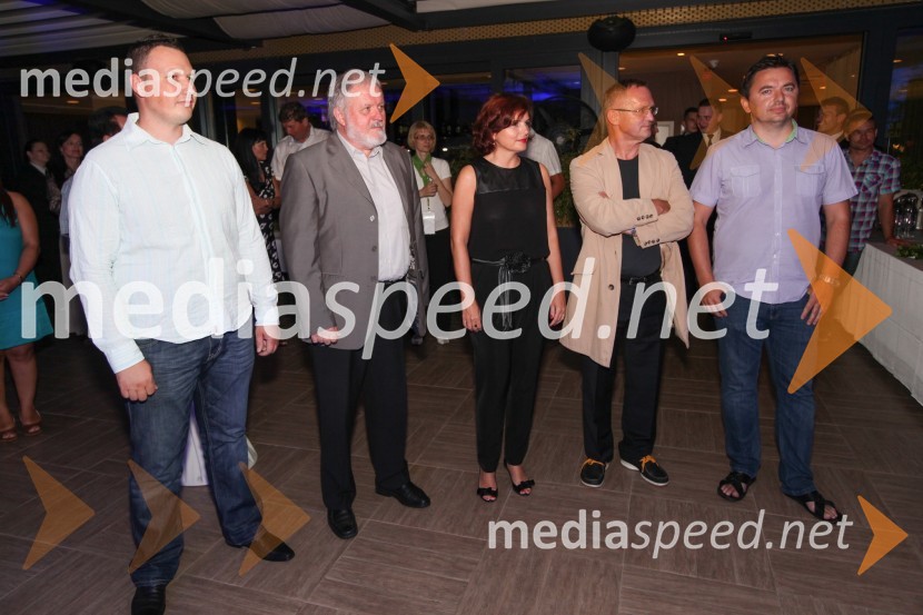 ...; Janez Bogataj, etnolog; Janez Bratož, kuhar, JB restavracija; Romana Kancler, direktorica SEB d.o.o.; Slaviša Amidžič, kuhar, hotel Primus20. mednarodna konferenca Eurhodip, sprejem v hotelu City