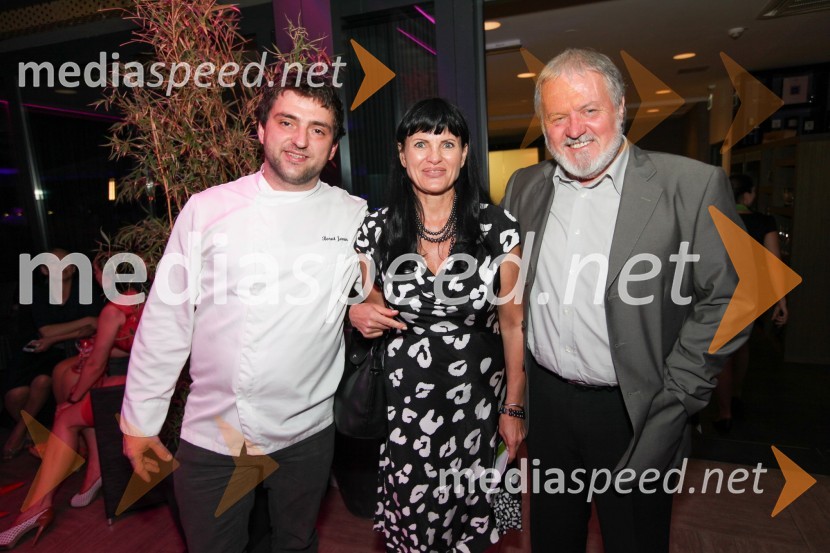 Borut Jovan, kuhar, hotel Livada Prestige; mag. Helena Cvikl, direktorica Višje strokovne šole za gostinstvo in turizem v Mariboru; Janez Bogataj, etnolog20. mednarodna konferenca Eurhodip, sprejem v hotelu City