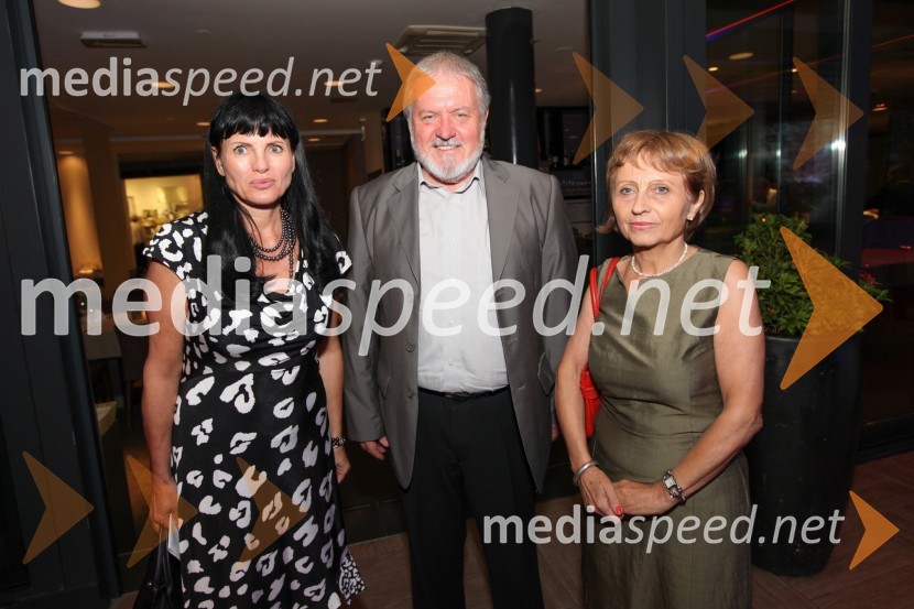 Mag. Helena Cvikl, direktorica Višje strokovne šole za gostinstvo in turizem v Mariboru; Janez Bogataj, etnolog; Mira Rupnik20. mednarodna konferenca Eurhodip, sprejem v hotelu City