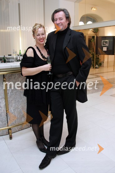 Vladimir Rukavina Gogo, direktor Narodnega doma Maribor z ženo VitoPremiera komedije Plemeniti meščan v SNG Maribor