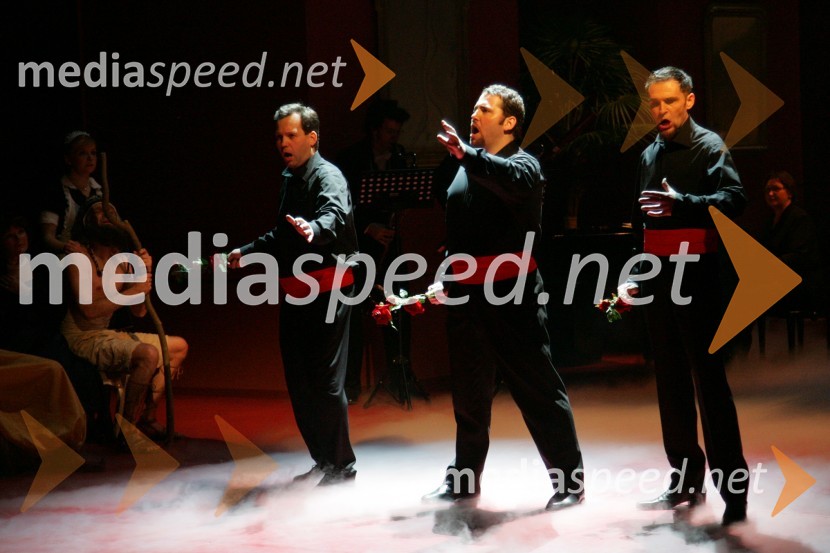 Prizor iz predstavePremiera komedije Plemeniti meščan v SNG Maribor