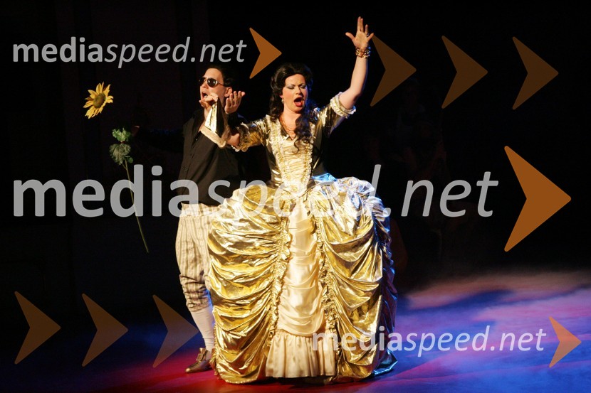 Prizor iz predstavePremiera komedije Plemeniti meščan v SNG Maribor