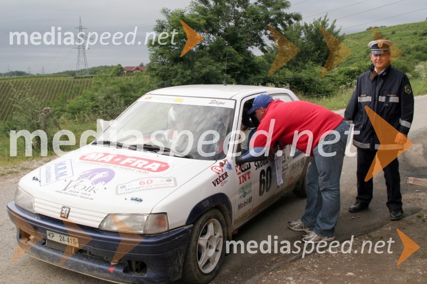 Robert Valič in Izidor  Šavelj (Slovenija)RALLY, 3.Škoda rally Maribor