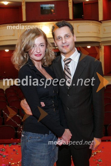 Valentina Turcu, koreografinja in Danilo Rošker, direktor SNG MariborPremiera komedije Plemeniti meščan v SNG Maribor