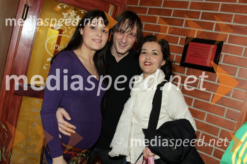 Pia Zemljič, Marko Mandič in Ksenija Mišič, igralciPremiera komedije Plemeniti meščan v SNG Maribor