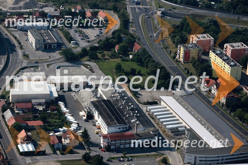 Žito d.d.Maribor in okolica iz zraka