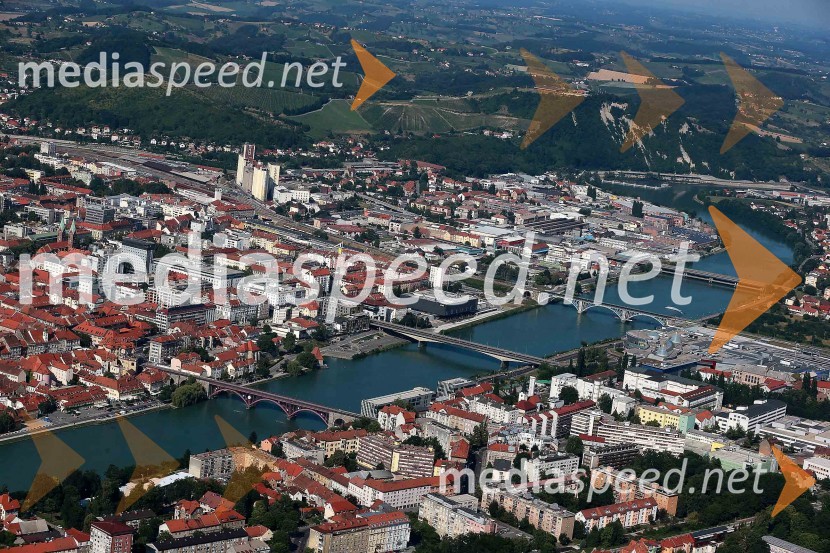 MariborMaribor in okolica iz zraka