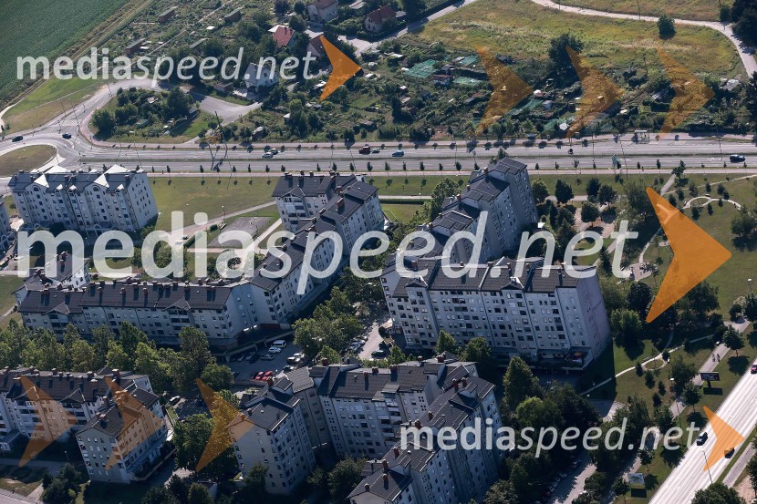 Borova vasMaribor in okolica iz zraka