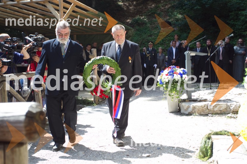 Primož Sark; Simon OblakSpominska slovesnost pri Ruski kapelici 2013
