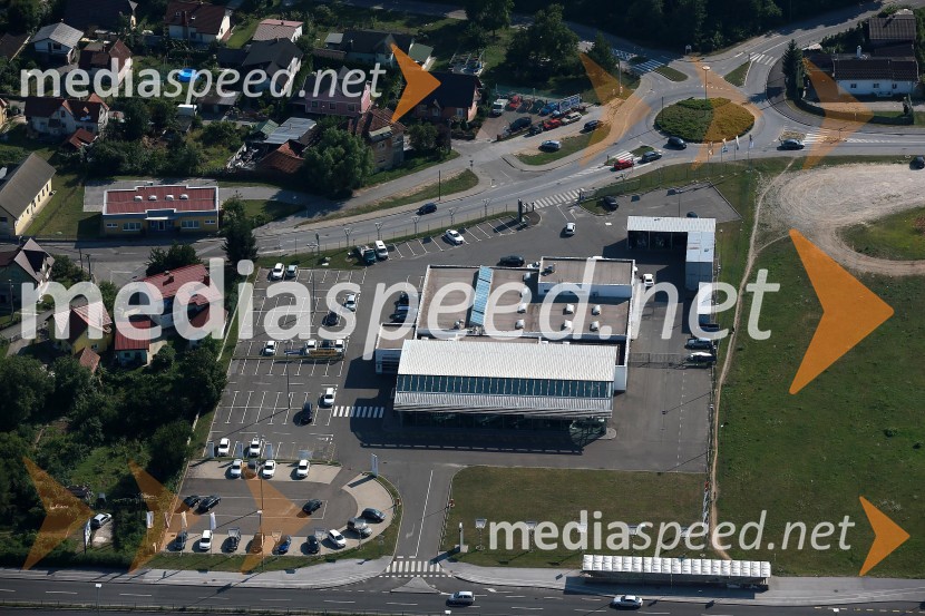 Porsche Ptujska cestaMaribor in okolica iz zraka