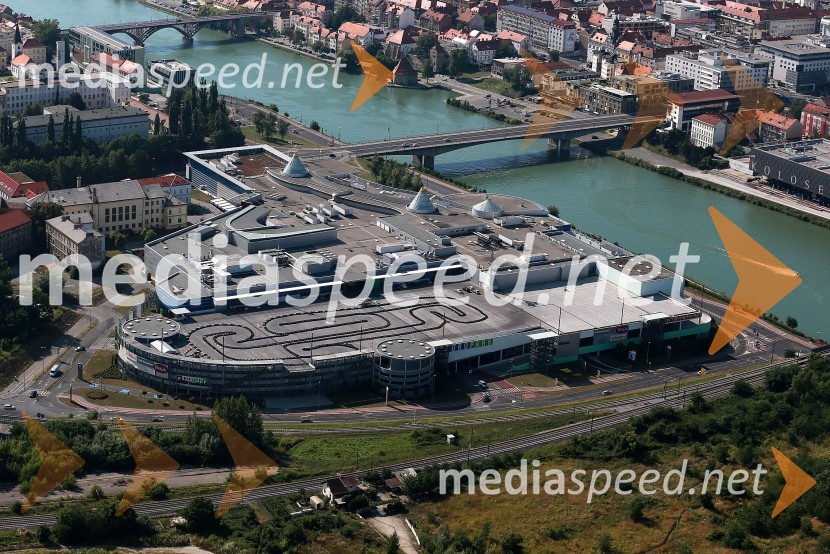 Europark MariborMaribor in okolica iz zraka