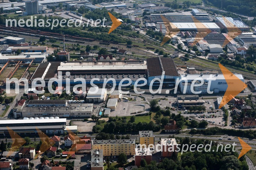 Metalna MariborMaribor in okolica iz zraka