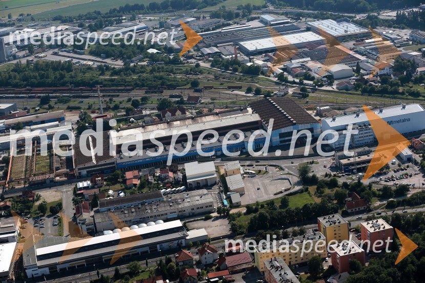 Metalna MariborMaribor in okolica iz zraka