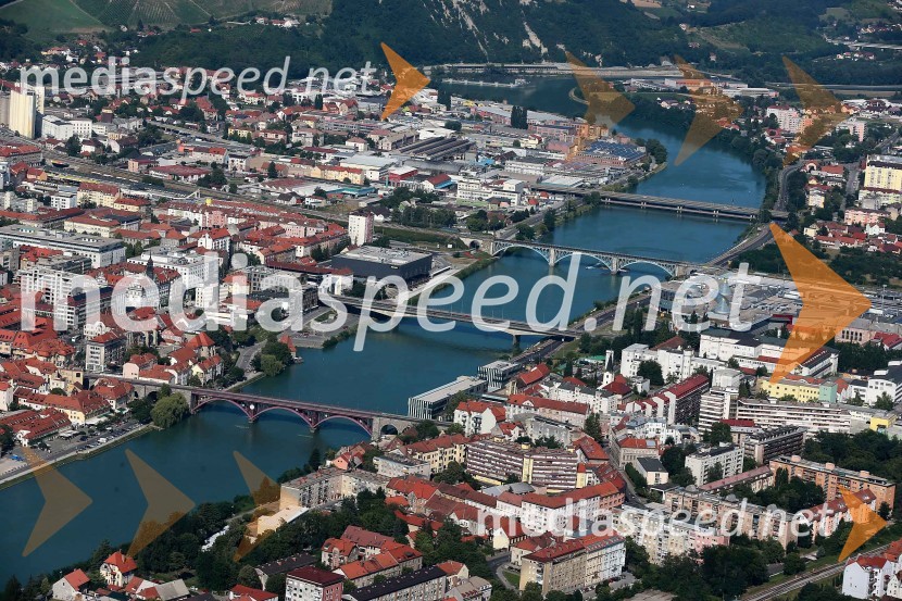 MariborMaribor in okolica iz zraka