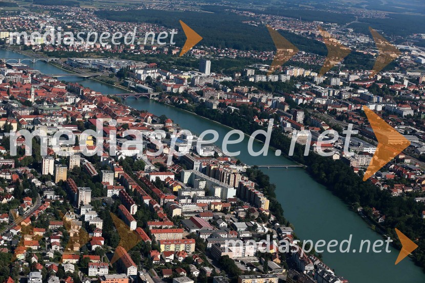 MariborMaribor in okolica iz zraka