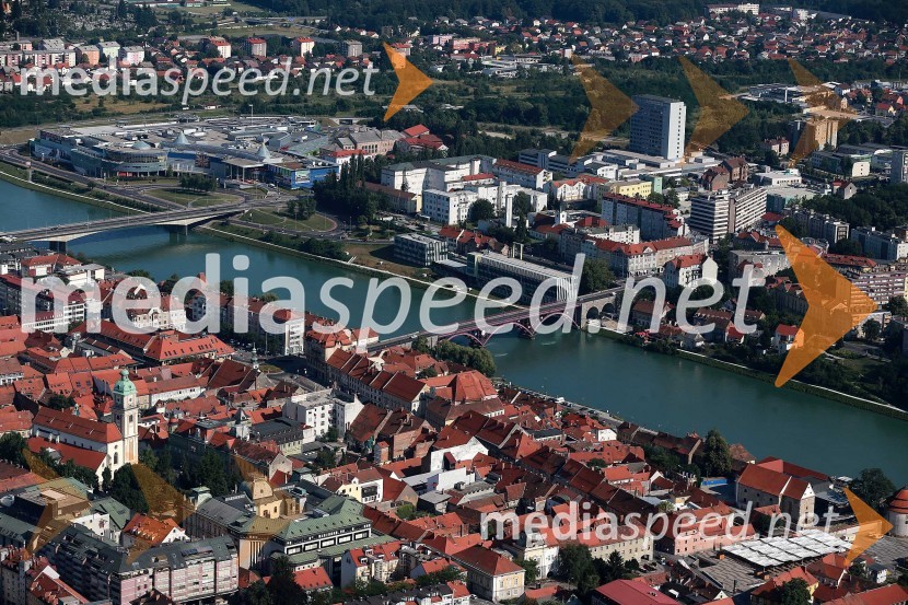MariborMaribor in okolica iz zraka