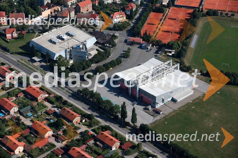 Dvorana TaborMaribor in okolica iz zraka