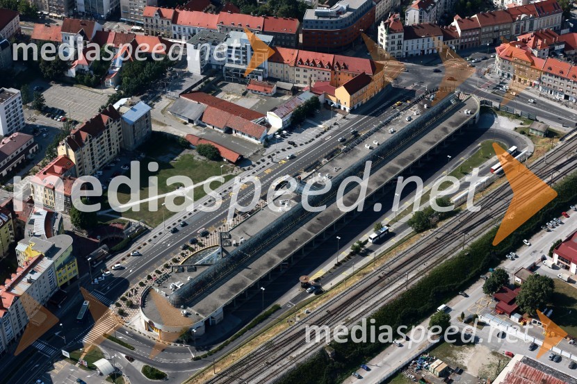 Avtobusna postaja MariborMaribor in okolica iz zraka