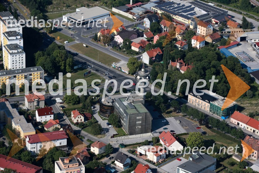 Telekom MariborMaribor in okolica iz zraka