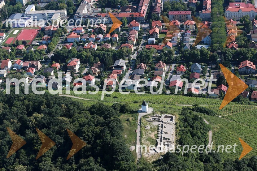 Piramida MariborMaribor in okolica iz zraka