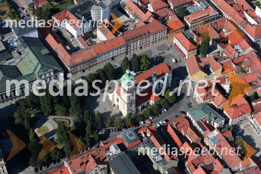 Stolnica svetega Janeza Krstnika, MariborMaribor in okolica iz zraka